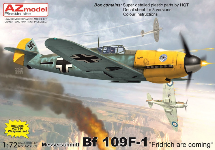 AZ7859 Bf 109F-1 /Fridrich are coming/