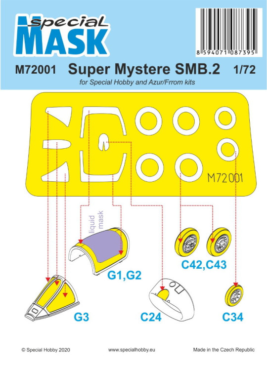 M72001 Маски на SMB-2 Super Mystere
