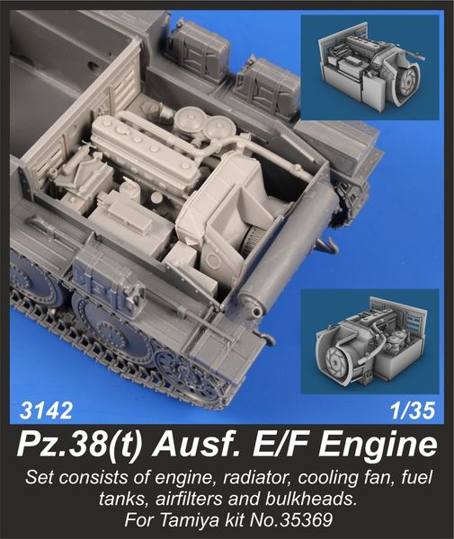 3142 Pz.38(t) Ausf. E/F Двигатель