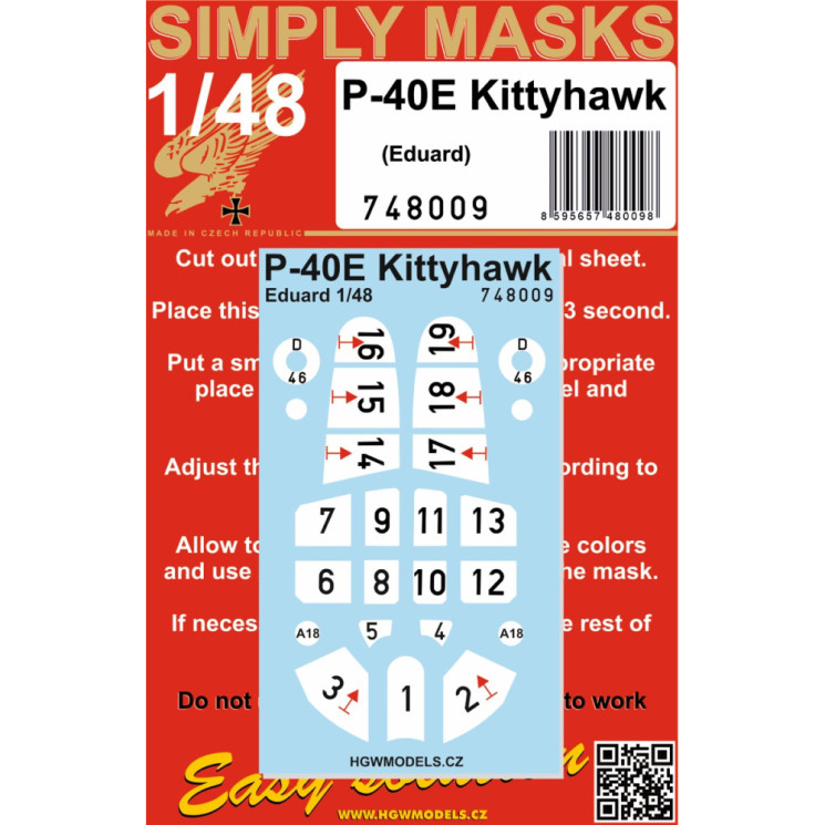 HGW 748009 P-40E Kittyhawk 1/48