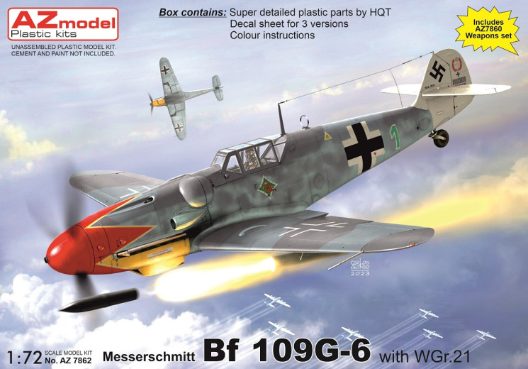 AZ7862 Bf 109G-6 with WGr.21