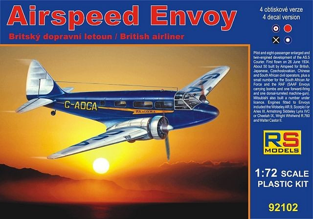 92102  Airspeed Envoy, Lynx IV C