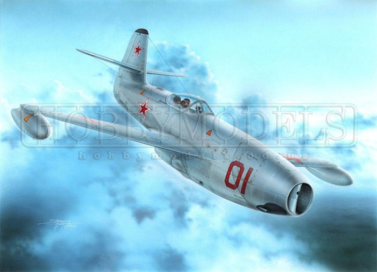 SH72248  Yakovlev Yak-23 Flora  / Red White Satrs /
