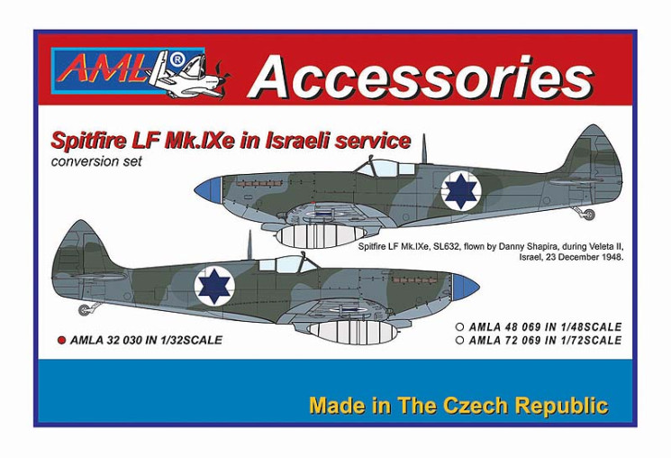 AMLA 32 030 Spitfire Mk.IXe with Germany fuels  ВВС Израиля