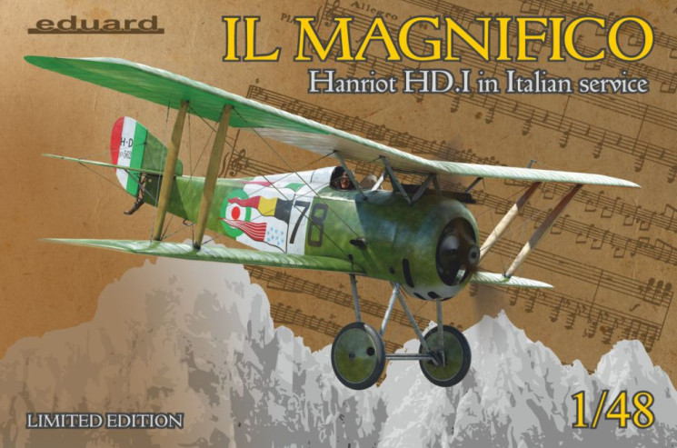11139 IL MAGNIFICO Hanriot HD.I in Italian service