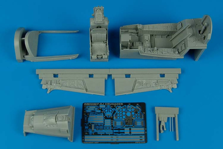 2106  F-8J Crusader cockpit set