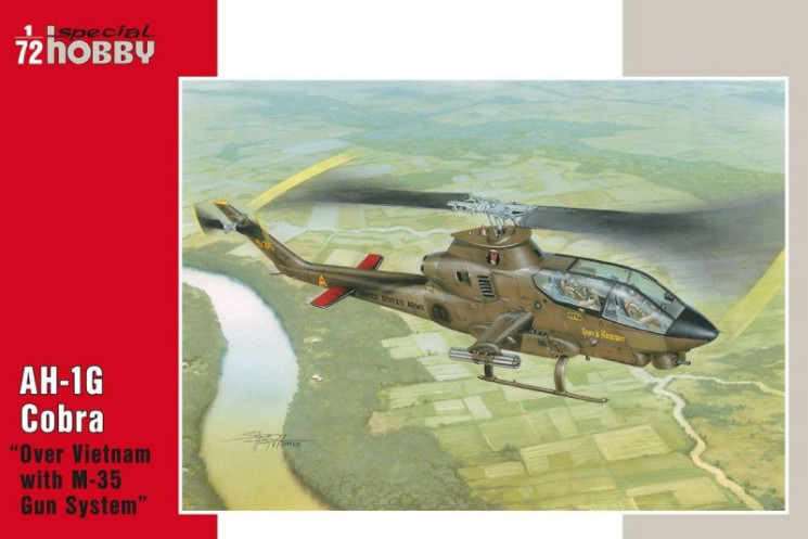SH72076  AH-1G Cobra  /over Vietnam with M-35 Gun System/