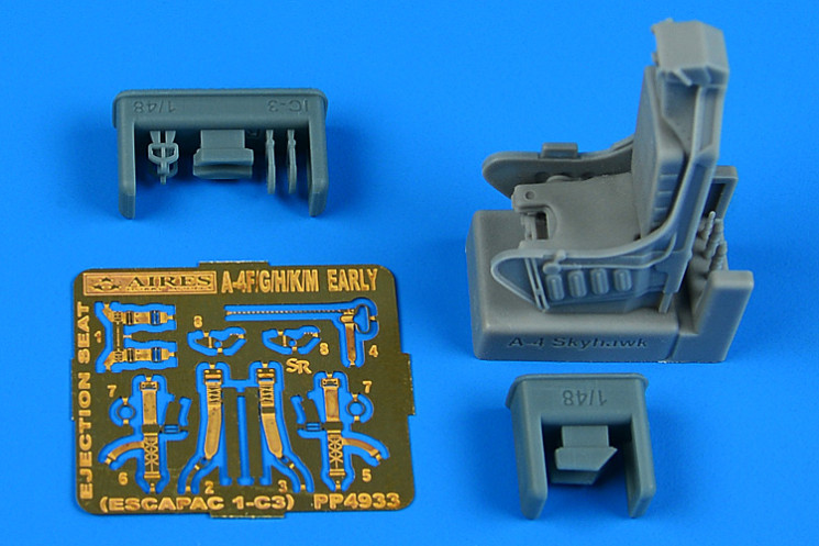 AIR4933 A-4F / G / H / K / M Skyhawk II раннє катапультне крісло (тип ESCAPAC 1C-3) 1/48