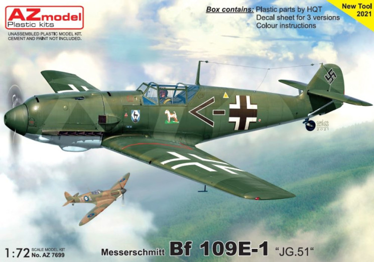 AZ7699 Bf 109 E-1 „JG.51“