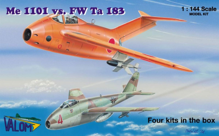14401   Me 1101 vs FW Ta 183 (four kits)