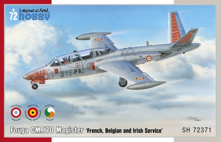 SH72371 Fouga CM.170 Magister  /Франция, Бельгия, Ирландия/