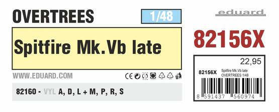 82156X Spitfire Mk.Vb пізній OVERTREES 1/48