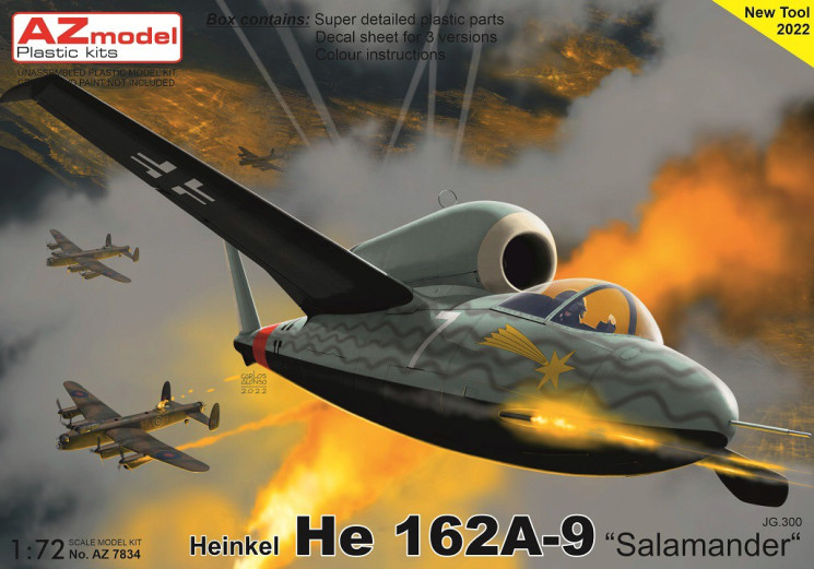 AZ7834 Heinkel He 162A-9 /Salamander/ JG300