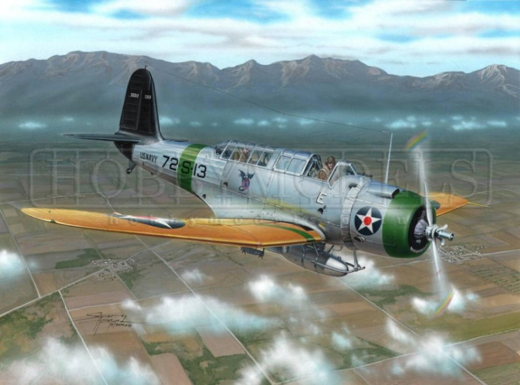 SH72257  SB2U-2 Vindicator "Dive Bomber Star"