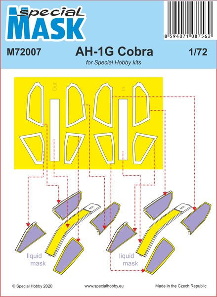 M72007 Маски на AH-1G Cobra