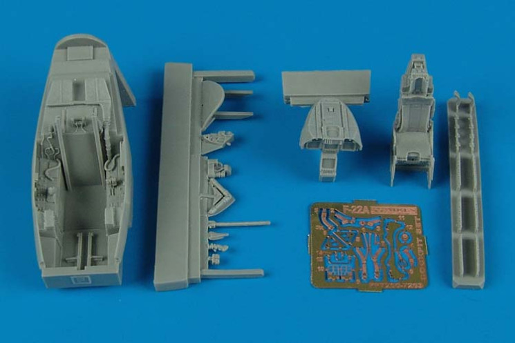 7260  F/A-22A Raptor cockpit set