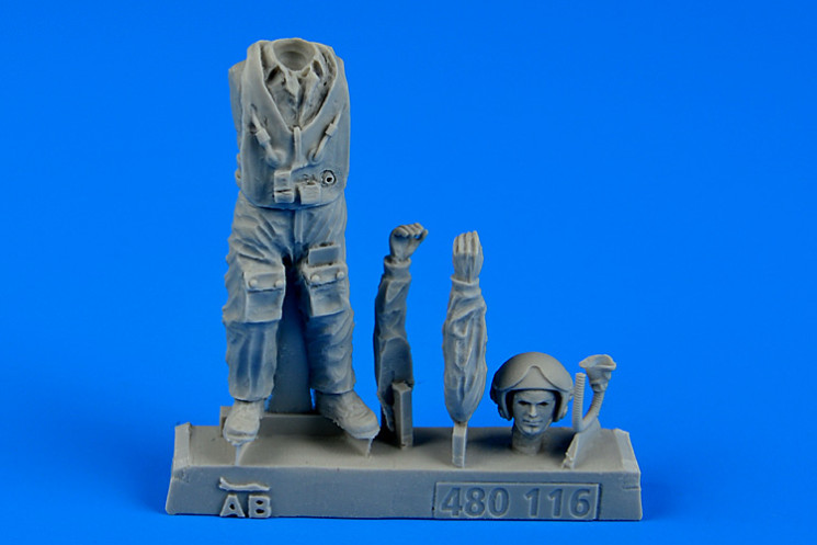 480116  Soviet Pilot with life jacket - the Cold War period