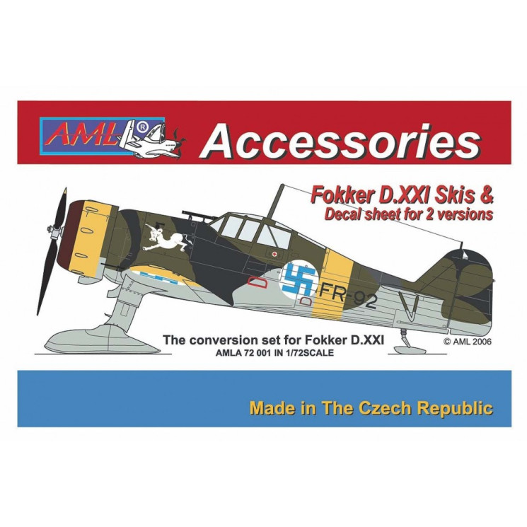 AMLA 72 001 Fokker D.XXI лыжи