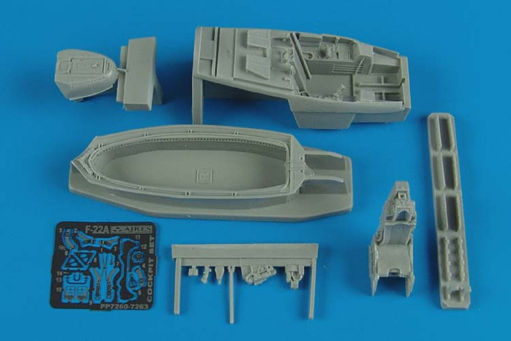 7263  F/A-22A Raptor cockpit set