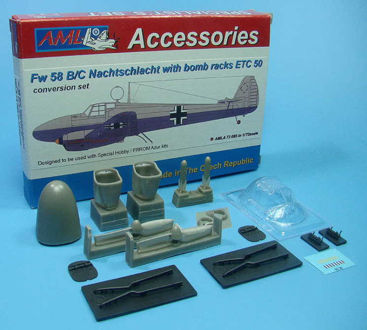 AMLA 72 085  Fw 58 B/C Nachtschlacht с креплениями для бомб ETC 50