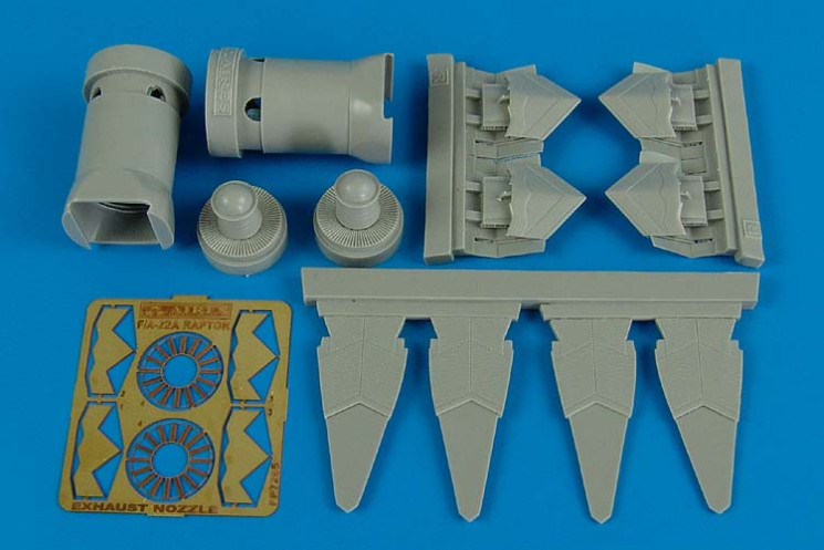 7265  F/A-22A Raptor exhaust nozzles