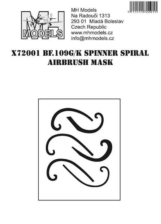 X72001 Bf.109G/K spinner spiral