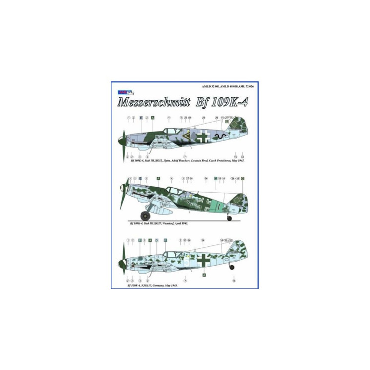 AMLD 32 001 Messerschmitt Bf 109K-4