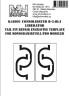 K48001 Consolidated B-24D/J Liberator Tail Fin repair engraving template.