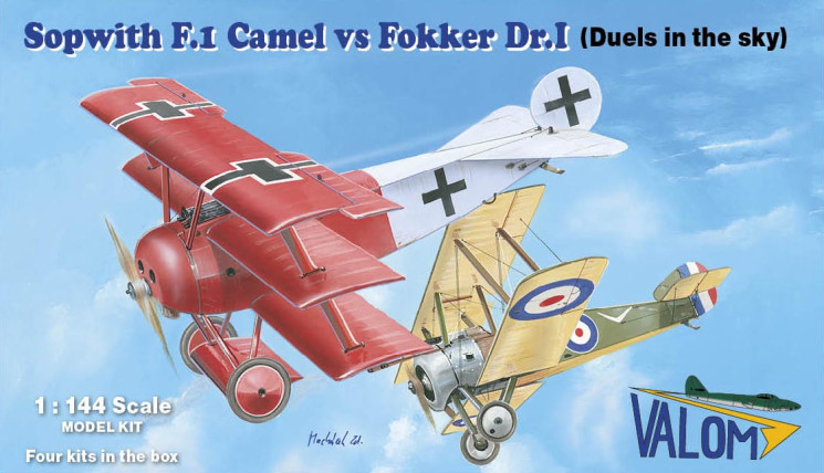 14421 Sopwith F.1 Camel vs Fokker Dr.I