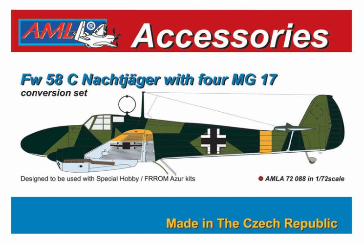 AMLA 72 088  Fw 58 C Nachtjager с пулеметом MG 17