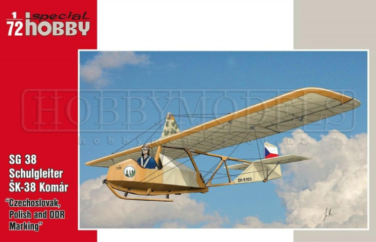 SH72269  SG 38 Schulgleiter / SK-38 Komаr  /Czechoslovak, Polish and DDR Service/