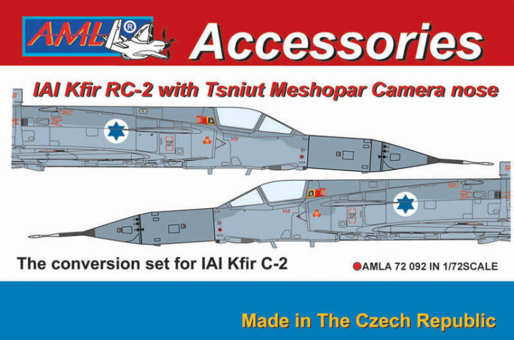 AMLA 72 092 IAI Kfir RC-2 с носовой камерой Tsniut Meshopa