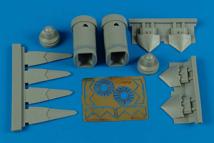 7268  F-22A Raptor exhaust nozzles