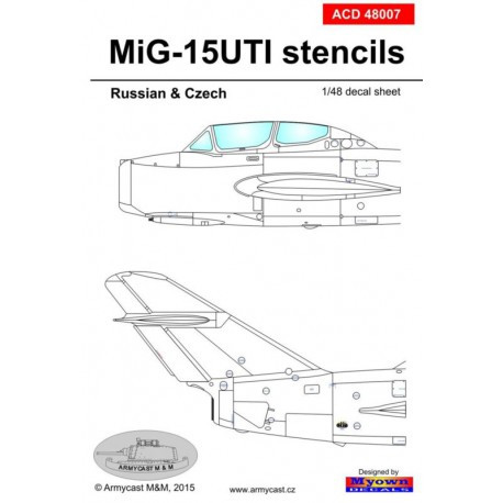 48007  MiG-15 UTI Stencils