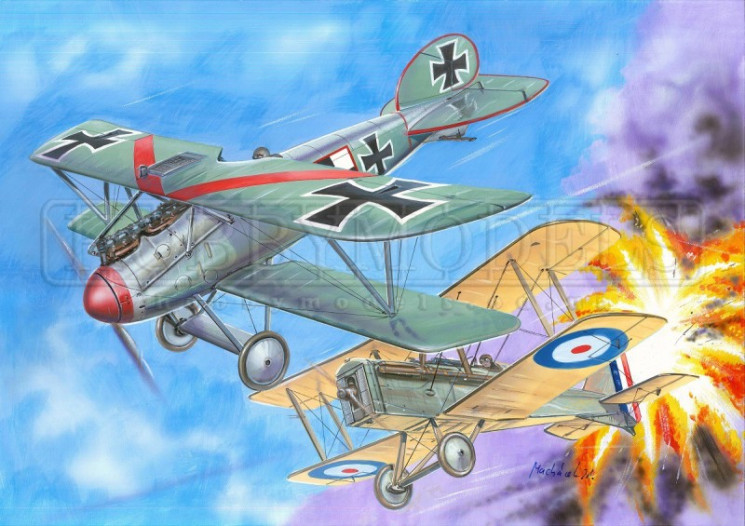 14418   RAF SE5a vs Albatros D.V (Duels in the sky)