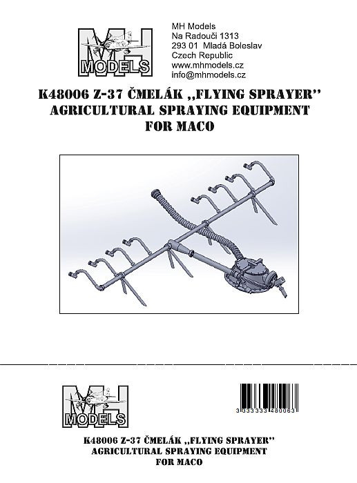 K48006 Z-37 Cmelak . Сельскохозяйственное опрыскивающее оборудование.