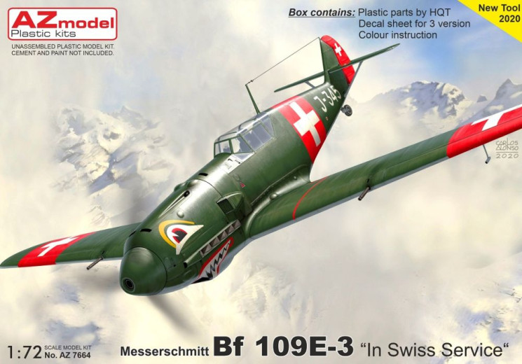 AZ7664 Bf 109E-3 „In Swiss Service“