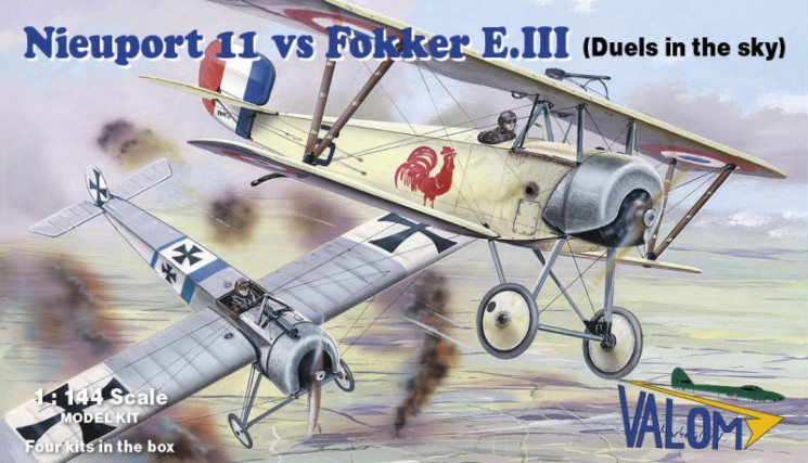 14420   Nieuport 11 vs Fokker E.III (Duels in the sky)