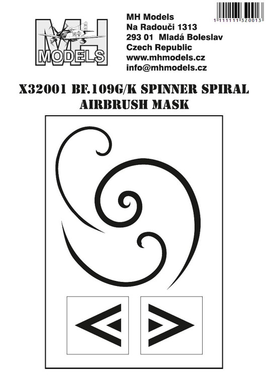 X32001 Bf.109G/K spinner spiral