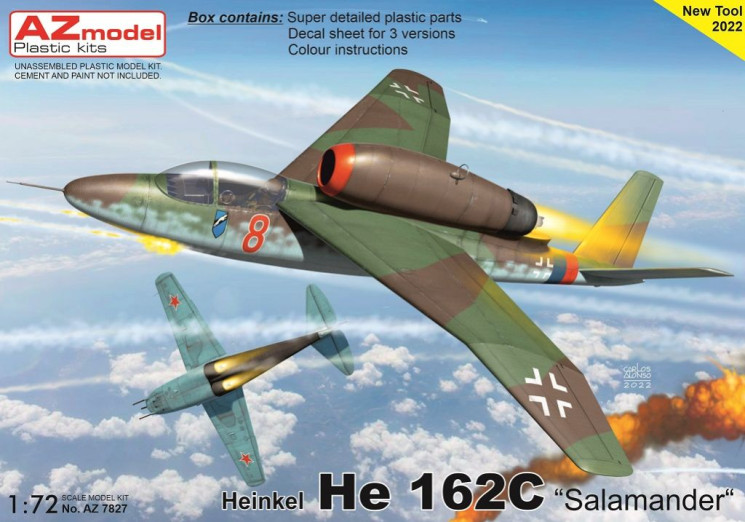 AZ7827 Heinkel He 162C "Salamander"