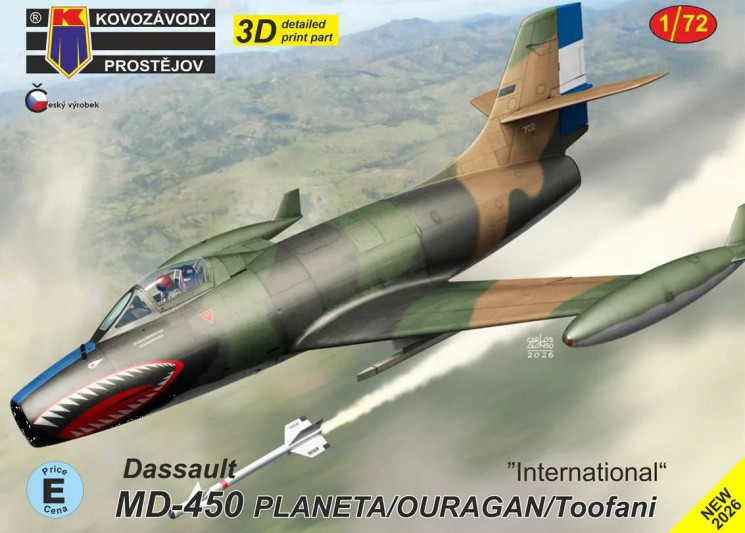 KPM0529 Dassault MD-450 Ouragan/Toofani «Міжнародна служба» 1/72