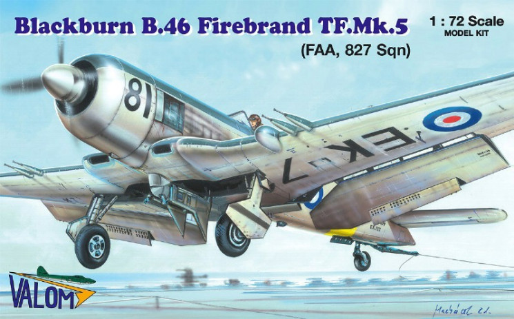 72141 Blackburn B.46 Firebrand TF Mk.5 FAA, 827 Sqn