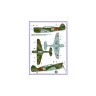 AMLC 2 004 Americans in Stalin's Sky, Часть 4 . / Декали , Маски  на P-40E&P-47 D-27RE