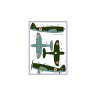 AMLC 2 004 Americans in Stalin's Sky, Часть 4 . / Декали , Маски  на P-40E&P-47 D-27RE