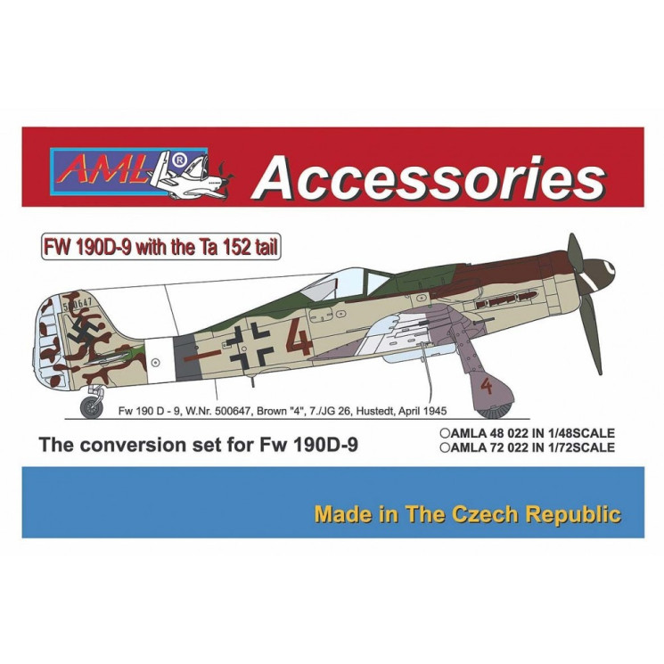 AMLA 72 022 Focke Wulf 190D-9 with the Ta 152 tail and decal