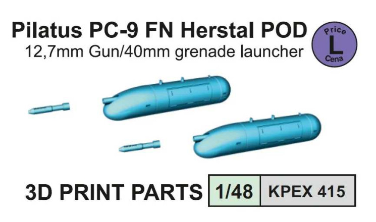 KPEX415 PC-9 підвісний кулеметний контейнер FN Herstal