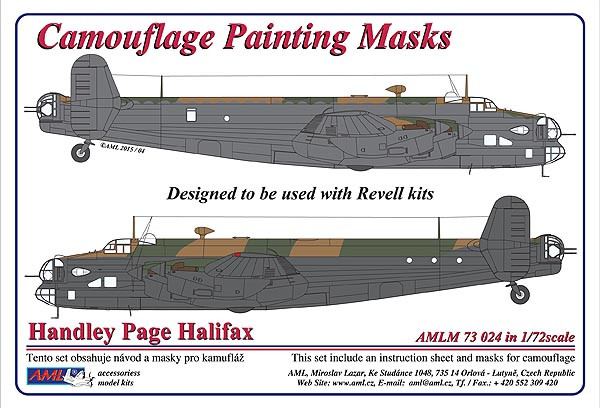AMLM 73 024 HP Halifax Mk.II / ранний – 2 варианта камуфляжа