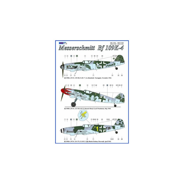 AMLD48009 Messerschmitt Bf 109K-4, Часть 2