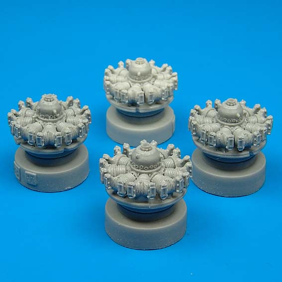QB72026  B-17F/G engines (for Hasegawa)