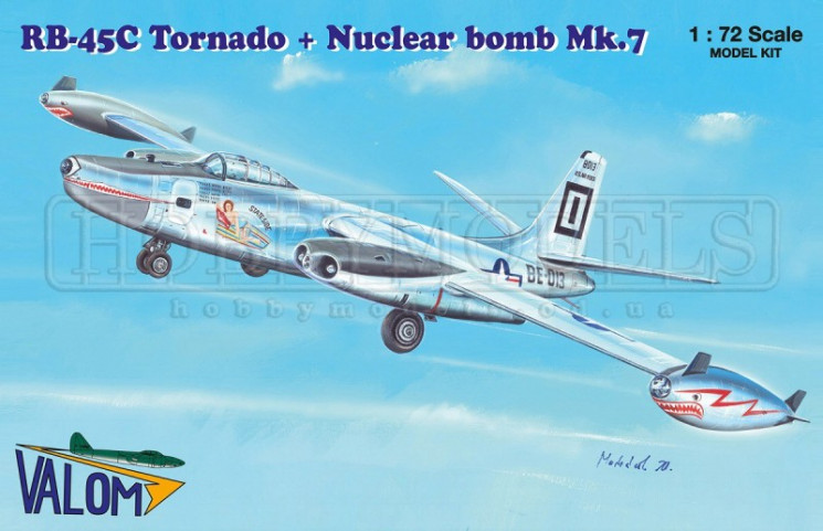 72122 N.A. RB-45C Tornado + Mark 7 nuclear bomb